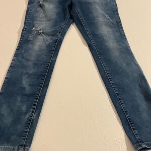 YMI women  Distressed Denim Skinny Jeans